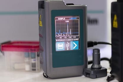 Handleheld spectrometer for chemical analysis_quality control processes_industrial manufacturing solutions_Omnidex