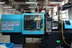 Modern molding machine with robot