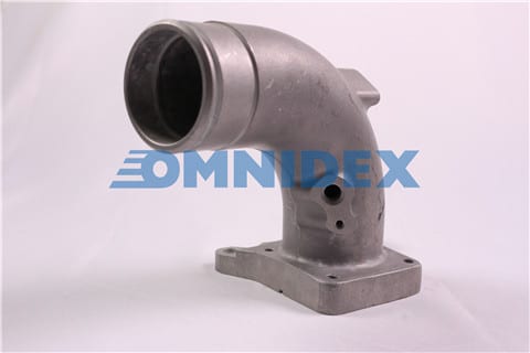Throttle Flange With Pipe_Metal Casting Services_Industrial Manufacturing Solutions_Omnidex